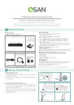 Qsan Technology XCubeSAN Quick Installation Manual preview