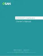 Qsan XCubeNAS XN3004T Owner'S Manual preview