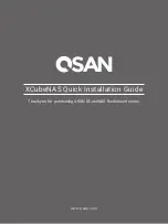 Preview for 1 page of Qsan XCubeNAS XN5008RE Quick Installation Manual