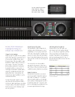 Предварительный просмотр 5 страницы QSC 3 Series Brochure & Specs