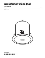 QSC AcousticCoverage AC-C2T User Manual предпросмотр