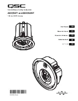 Предварительный просмотр 1 страницы QSC AcousticDesign AD-CI52ST User Manual