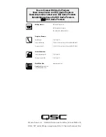 Preview for 24 page of QSC AcousticDesign AD-CI52ST User Manual