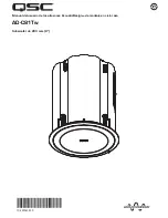 Preview for 9 page of QSC AcousticDesign QSC-AD-C81TW-WH User Manual