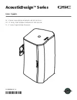 QSC AcousticDesign S8T User Manual preview