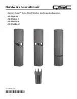 QSC AcousticDesign Series Hardware User Manual preview