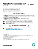 Предварительный просмотр 1 страницы QSC AcousticPerformance AP-5122m User Manual