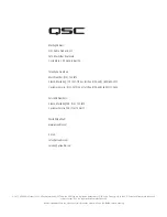 Предварительный просмотр 8 страницы QSC AcousticPerformance AP-5122m User Manual