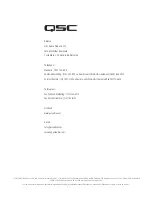 Предварительный просмотр 24 страницы QSC AcousticPerformance AP-5122m User Manual