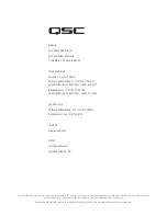 Предварительный просмотр 32 страницы QSC AcousticPerformance AP-5122m User Manual