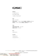 Предварительный просмотр 40 страницы QSC AcousticPerformance AP-5122m User Manual