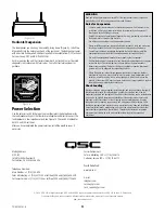 Preview for 4 page of QSC AD-S402T Quick Start Manual