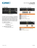 Предварительный просмотр 5 страницы QSC Attero Tech Axon DBU User Manual