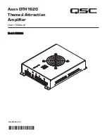 QSC Axon DTH1620 User Manual предпросмотр