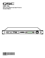 Preview for 1 page of QSC BASIS 722az Hardware Manual