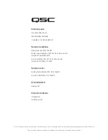 Предварительный просмотр 40 страницы QSC CMX 2000Va User Manual