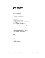 Предварительный просмотр 80 страницы QSC CMX 2000Va User Manual