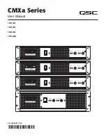 Предварительный просмотр 1 страницы QSC CMX 300Va User Manual