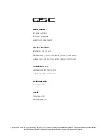 Preview for 8 page of QSC CSM10 User Manual