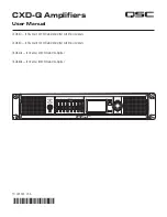 QSC CXD8.4Q User Manual предпросмотр