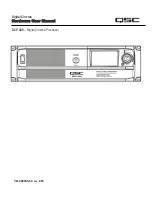 Preview for 1 page of QSC DCP 300 User m Hardware User Manual