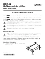 Предварительный просмотр 1 страницы QSC DPA-Q Quick Start Manual