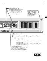 Предварительный просмотр 5 страницы QSC GX3 User Manual