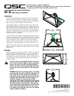 QSC HF-75 User Manual предпросмотр