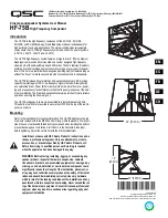 Предварительный просмотр 1 страницы QSC HF-75B User Manual