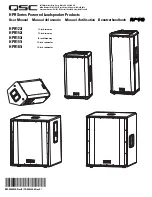 QSC HPR153i User Manual предпросмотр