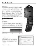 Preview for 2 page of QSC ILA System v2 Installation