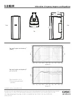 Предварительный просмотр 2 страницы QSC ISIS I-282H Specification Sheet