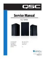 QSC K10.2 Service Manual предпросмотр