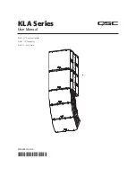 QSC KLA12 User Manual предпросмотр