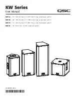 QSC KW122 User Manual preview