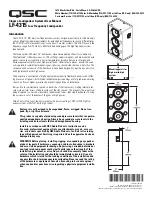 Preview for 1 page of QSC LF-4315 User Manual