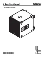 QSC LS118 User Manual preview