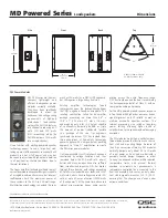 Предварительный просмотр 4 страницы QSC MD-FP122/66 Specifications