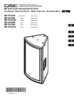 QSC MD-FP122 User Manual предпросмотр