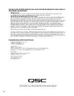 Предварительный просмотр 32 страницы QSC MH-1063 User Manual