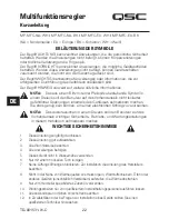 Preview for 20 page of QSC MP-MFC-EU-BK Quick Start Manual