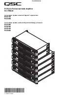 QSC PLX 1804 User Manual предпросмотр