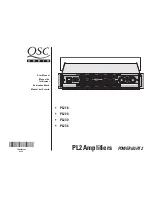 QSC PowerLight 2 PL218 User Manual preview