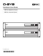 QSC Q-SYS Cinema Core 510c Hardware User'S Manual предпросмотр