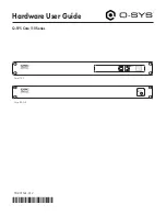 QSC Q-SYS Core 110 Series Hardware User'S Manual preview