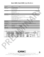 Preview for 2 page of QSC Q-SYS Core 250i Specification