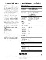 Preview for 2 page of QSC Q-SYS PS-1650G Specification