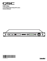 QSC RAVE 522aa Hardware Manual preview