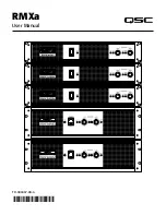 QSC RMX 1450a User Manual предпросмотр