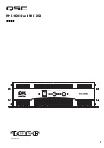 Предварительный просмотр 1 страницы QSC RMX 4050HD User Manual